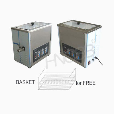 400W Benchtop Ultrasonic Cleaner , 10.8L Tank ultrasonic parts cleaner