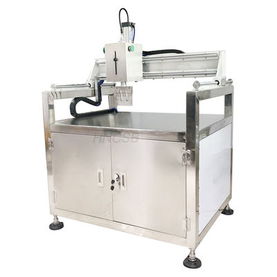 Semi Automatic 28KHZ Ultrasonic Food Cutter Cake Bread Pizza Cuting Machine
